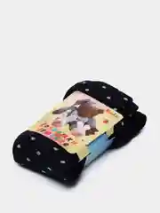 Черный колготки детские в горох