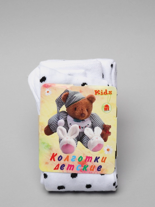 Колготки детские в горох