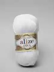 Слоновая кость пряжа Alize Diva 100% Микрофибра 100г 350м