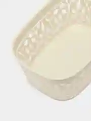 Белый корзинка для хранения ФЛОРА IDEA