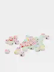 Красный бусины круглые смайлики, фигурки для рукоделия и украшений