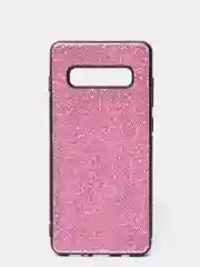Золотой чехол Samsung Galaxy S10+ / S10 Plus, Самсунг Галакси С10+, силиконовый с блестками