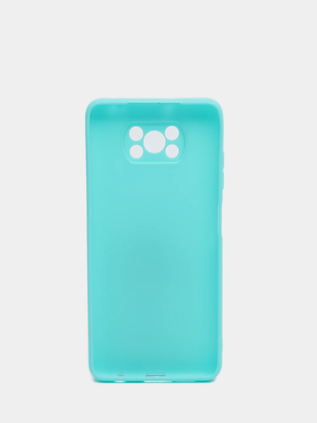 Бирюзовый чехол Xiaomi Poco X3 NFC / Poco X3 Pro силиконовый матовый, цветной