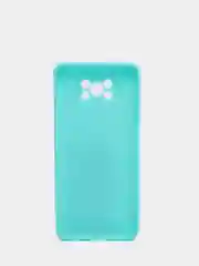 Бирюзовый чехол Xiaomi Poco X3 NFC / Poco X3 Pro силиконовый матовый, цветной