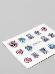 Хаки наклейки для дизайна ногтей, слайдеры для маникюра и педикюра, водные наклейки для дизайна