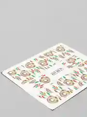 Бордовый наклейки для дизайна ногтей, слайдеры для маникюра и педикюра, водные наклейки для дизайна