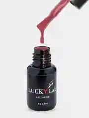 Гель лак, гель-лак для ногтей LuckyLak Fashion №065, 8g темно красный, ягодный подтон