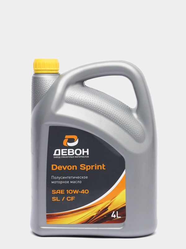 Моторное масло Девон / Devon Sprint SAE 10W-40 SL/CF. Полусинтетическое 4 л