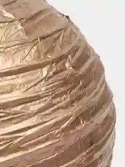 Бронзовый шар-фонарик бумажный для декора
