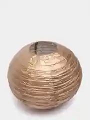 Бронзовый шар-фонарик бумажный для декора