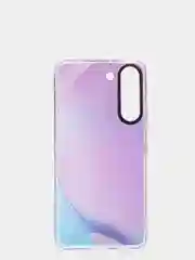 Аметистовый чехол Samsung Galaxy S22, Самсунг Галакси С22 твердый прозрачный с рисунком