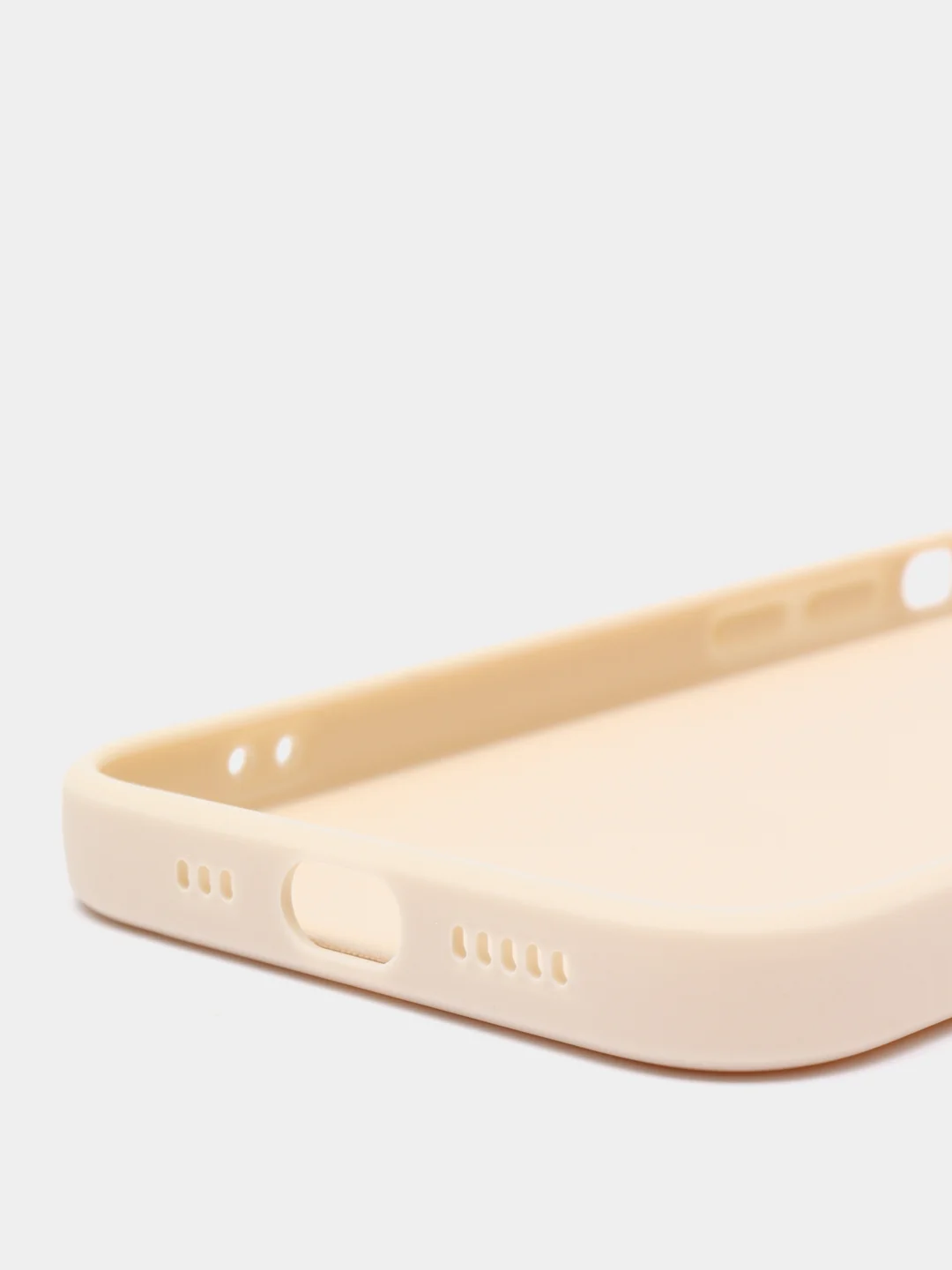 Бежевый чехол на iPhone 11, 13, 12, XR, Pro, Max, Mini, бархатный