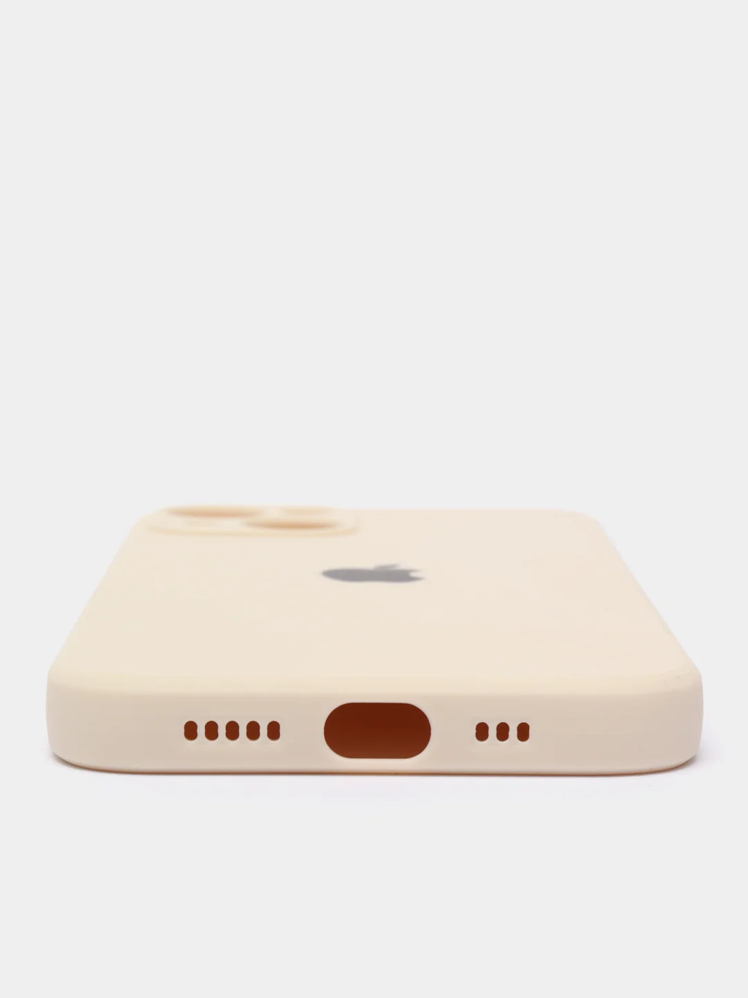 Бежевый чехол на iPhone 11, 13, 12, XR, Pro, Max, Mini, бархатный