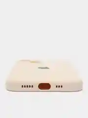 Бежевый чехол на iPhone 11, 13, 12, XR, Pro, Max, Mini, бархатный