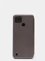 Серебряный чехол-книжка Realme C21Y / C25Y Реалми С25У / С21У
