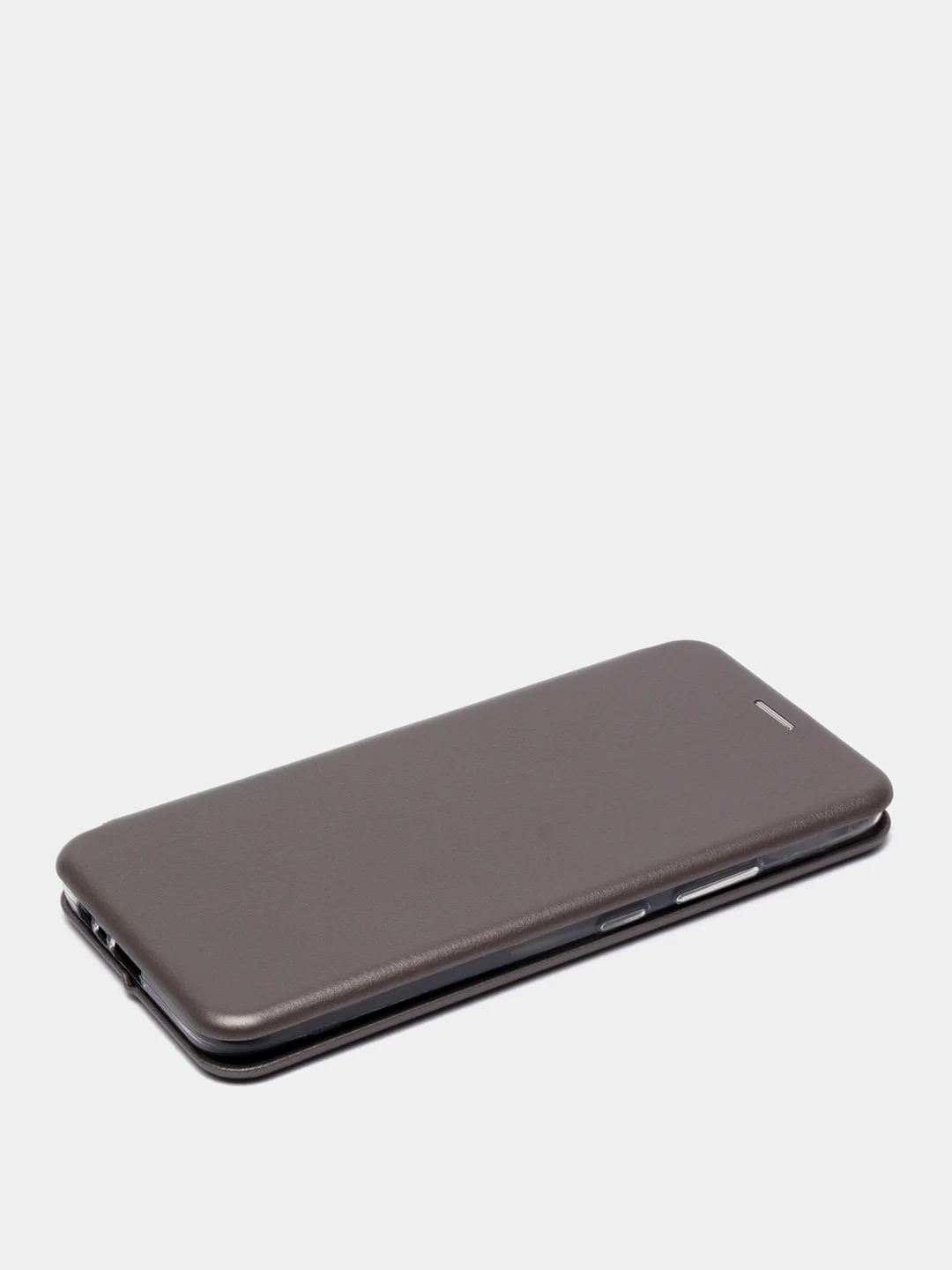 Серебряный чехол-книжка Realme C21Y / C25Y Реалми С25У / С21У