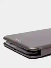 Серебряный чехол-книжка Realme C21Y / C25Y Реалми С25У / С21У