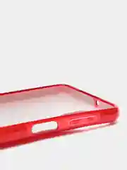 Красный чехол  для Samsung Galaxy A22 / M32/M22  силиконовый с блестками Противоударный чехол