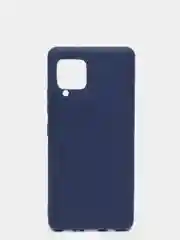 Темно-синий чехол для Samsung Galaxy A42 силиконовый матовый