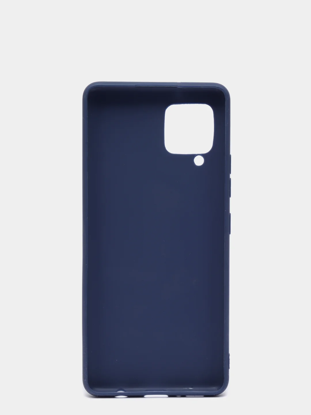Темно-синий чехол для Samsung Galaxy A42 силиконовый матовый