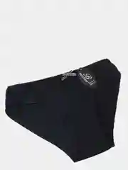 Черный трусы женские однотонные, слипы, хлопок