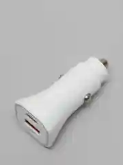 Белый автомобильное зарядное устройство, USB Type-C