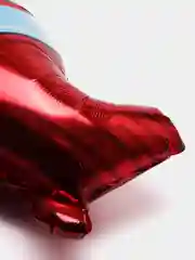 Красный воздушный шар фольгированный "Транспорт-машинки"