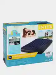 Лазурный надувной матрас Intex, Насос Intex