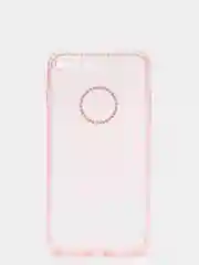 Чехол для Apple iPhone 7 Plus / 8 Plus, прозрачный, силиконовый, со стразами