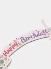 Фиолетовый топперы Happy birthday для торта