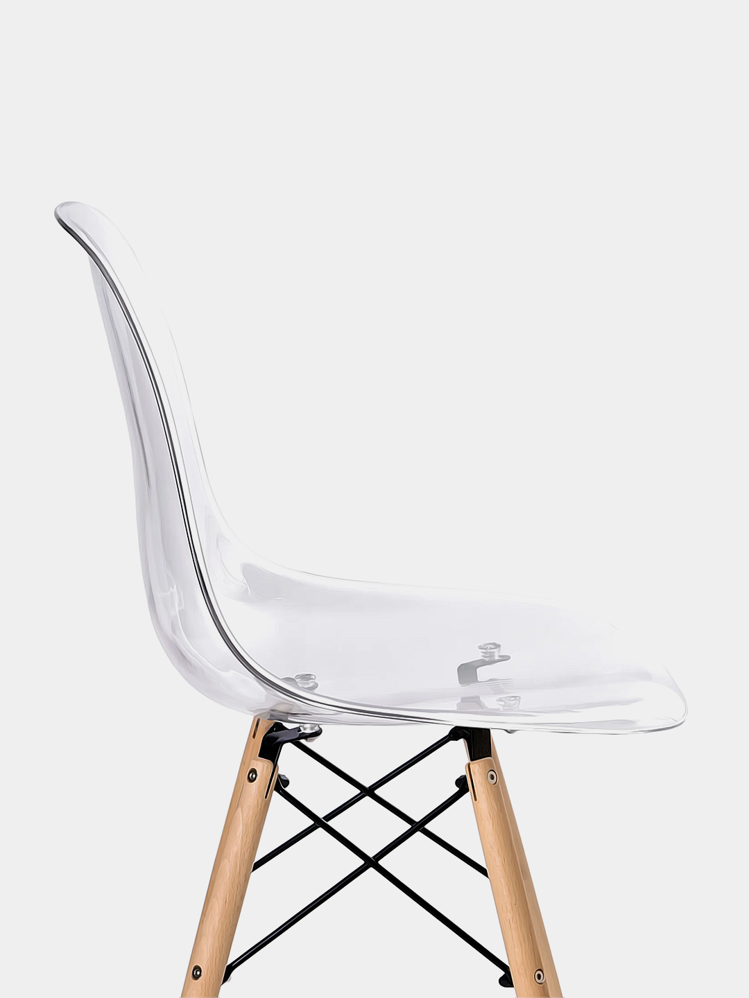 Прозрачные стулья eames