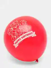 Красный воздушные шары "Happy birthday. Щенячий патруль"
