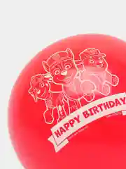 Красный воздушные шары "Happy birthday. Щенячий патруль"