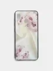 Серый металлик чехол с рисунком для Samsung Galaxy A01 Core, A41, A51