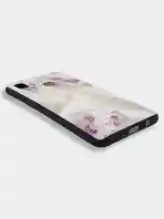 Серый металлик чехол с рисунком для Samsung Galaxy A01 Core, A41, A51