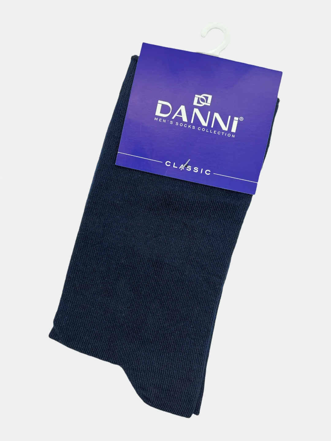 Темно-синий носки мужские из хлопка с комфортной резинкой уплотненные DANNI Classic