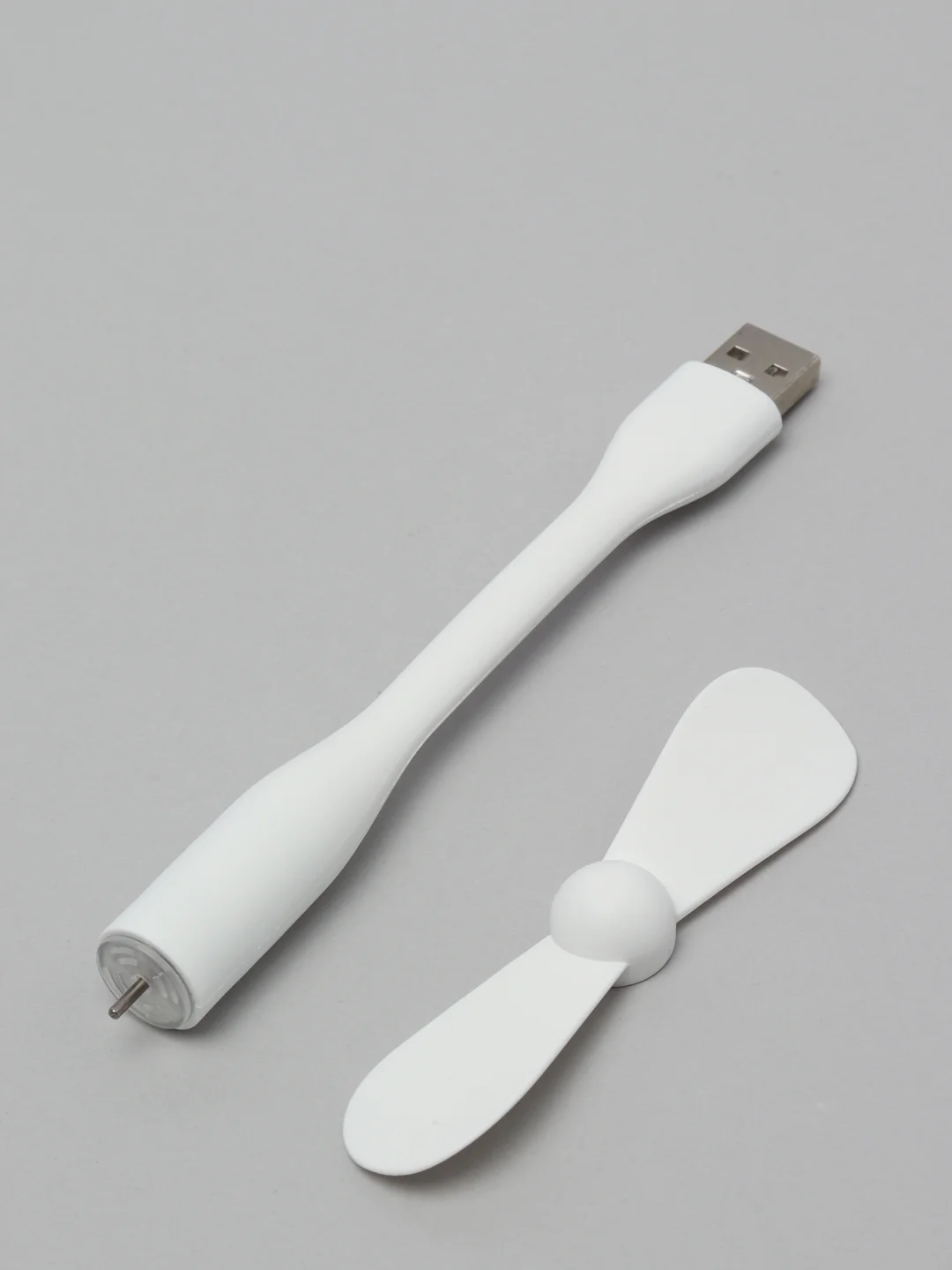 Белый usb - вентилятор с гибким корпусом, 11 см