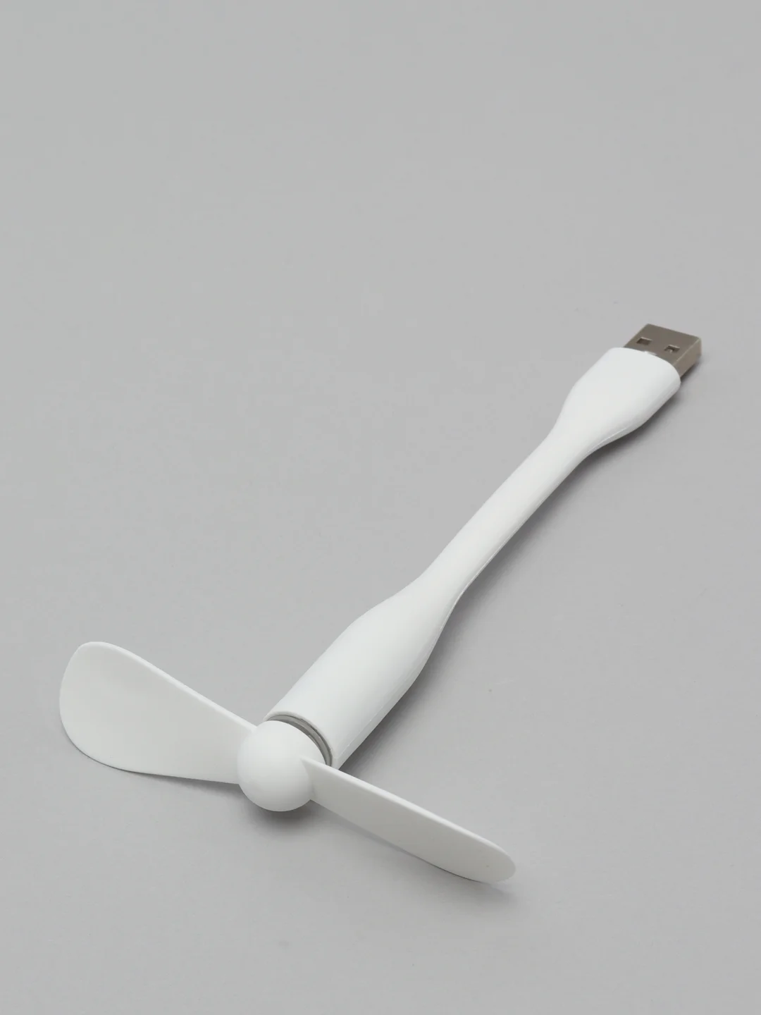 Белый usb - вентилятор с гибким корпусом, 11 см