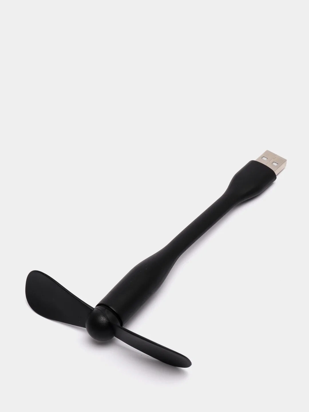 Черный usb - вентилятор с гибким корпусом, 11 см