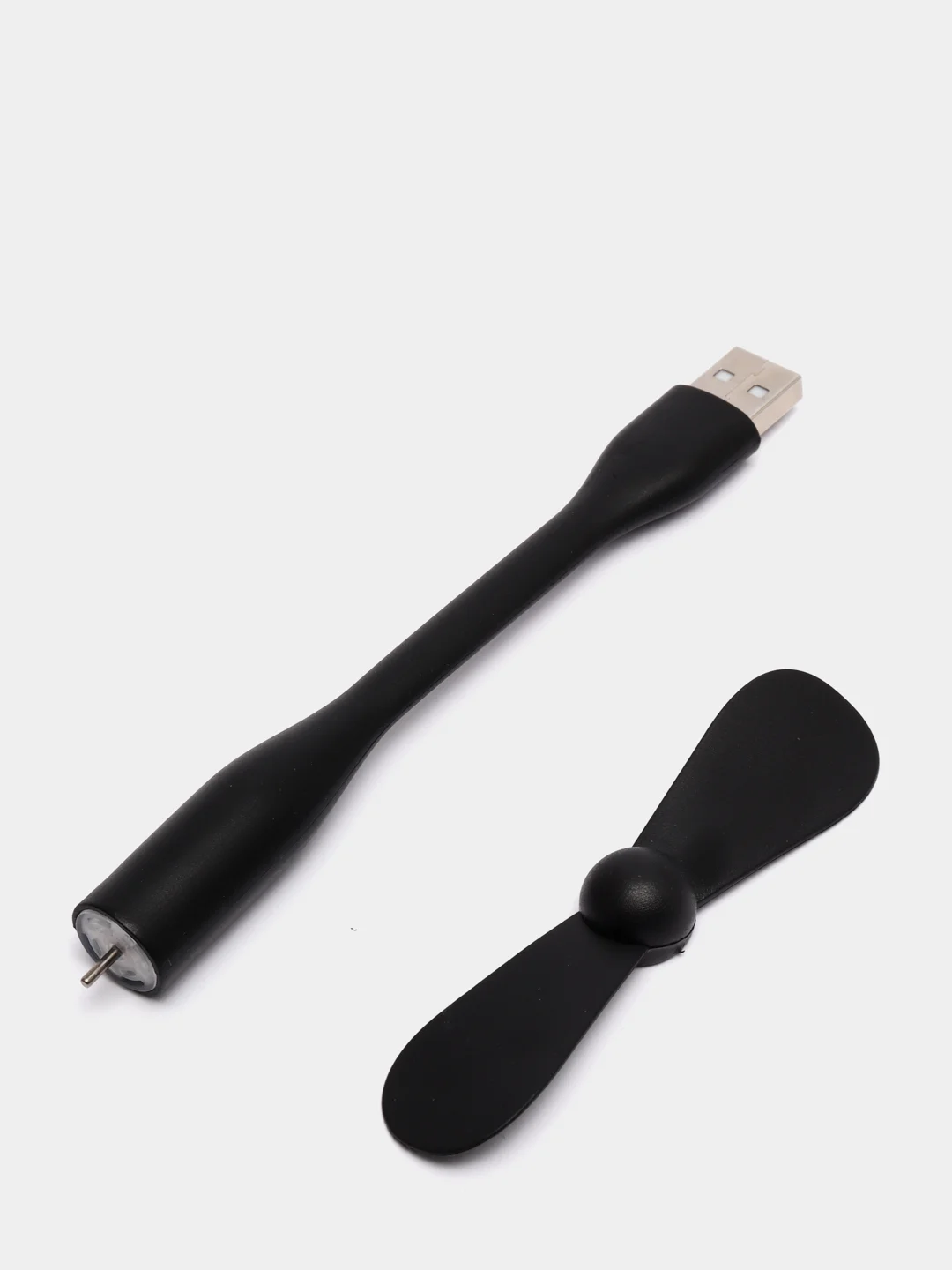 Черный usb - вентилятор с гибким корпусом, 11 см