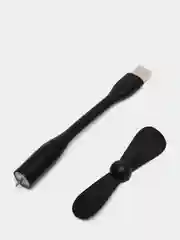 Черный usb - вентилятор с гибким корпусом, 11 см