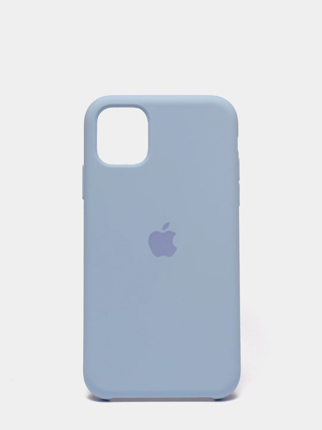 Небесно-голубой чехол Silicone Case для Apple iPhone 11 силиконовый противоударный для айфона Soft Touch