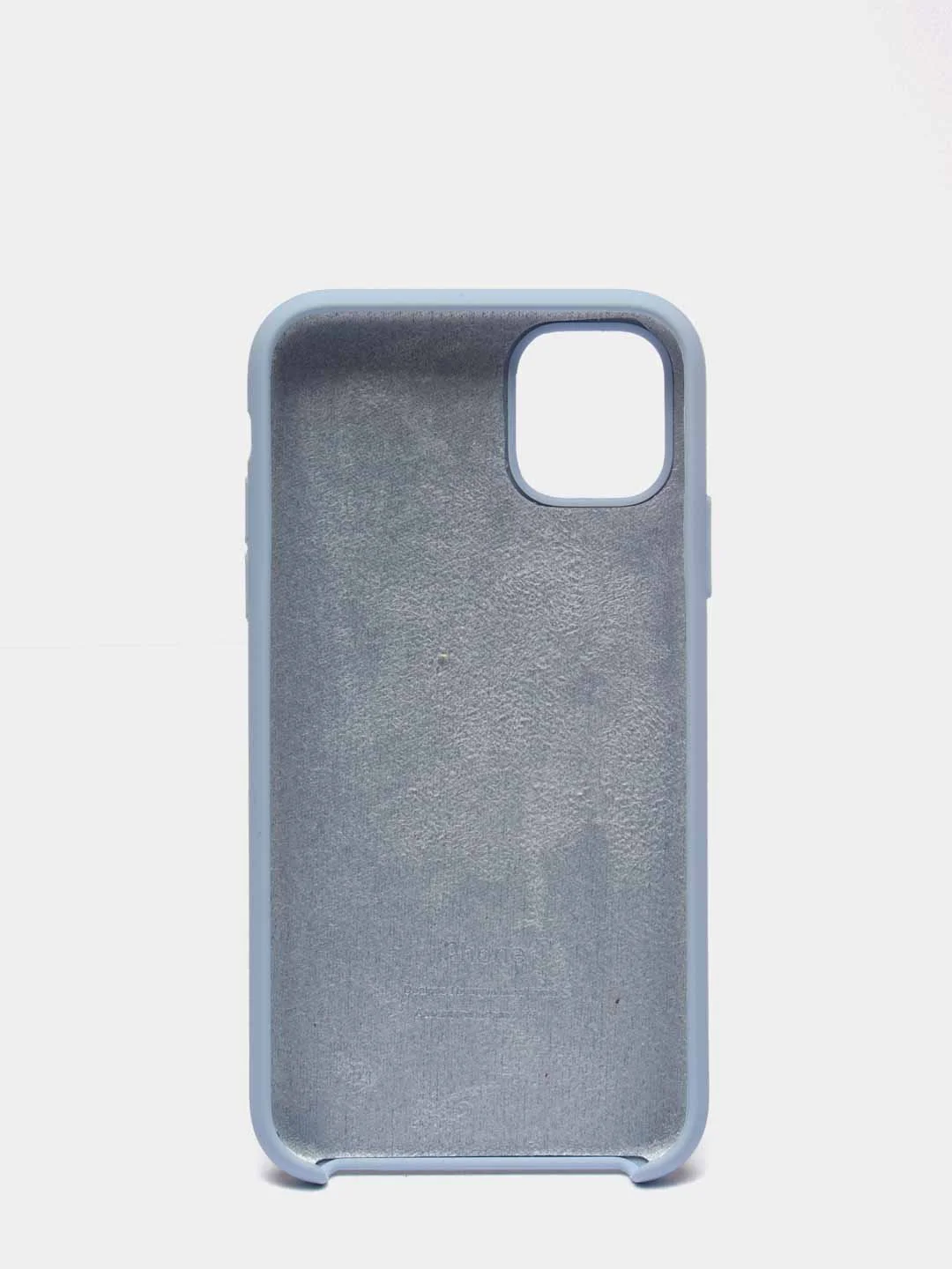 Небесно-голубой чехол Silicone Case для Apple iPhone 11 силиконовый противоударный для айфона Soft Touch
