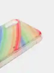 Оливковый чехол Apple iPhone XR силиконовый переливающийся жидкий с блестками