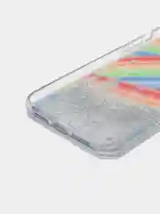 Оливковый чехол Apple iPhone XR силиконовый переливающийся жидкий с блестками