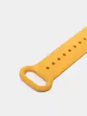 Желтый ремешок силиконовый для Xiaomi Mi Band 5, Xiaomi Mi Band 6