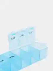 Голубой таблетница на 7 отделений