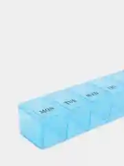 Голубой таблетница на 7 отделений