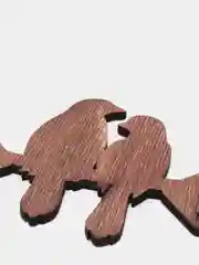 Коричневый ключница "Птички"