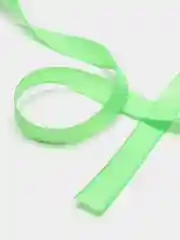 Лайм лента атласная 12мм 22.5м длина